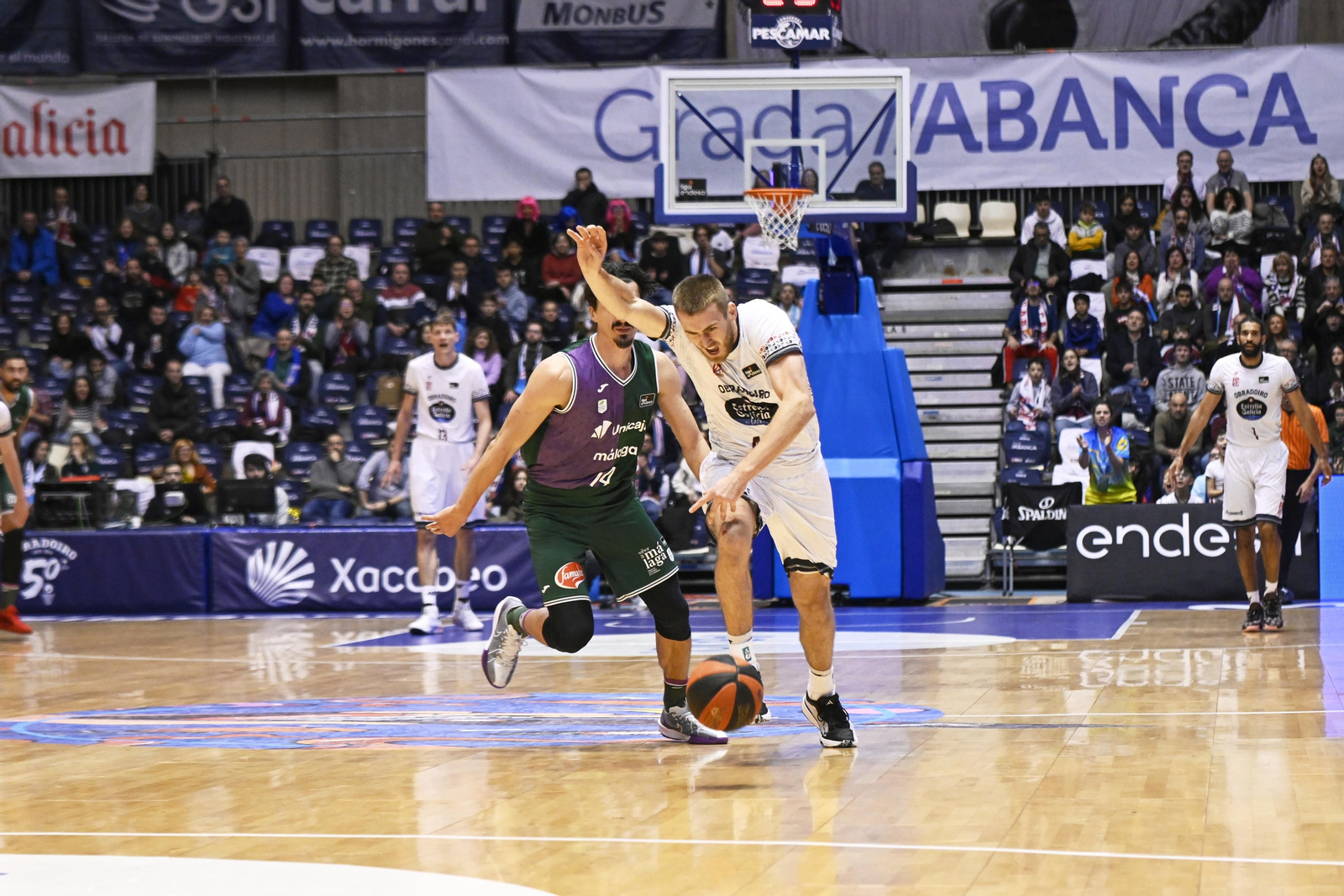 El Obradoiro - Unicaja, en fotos