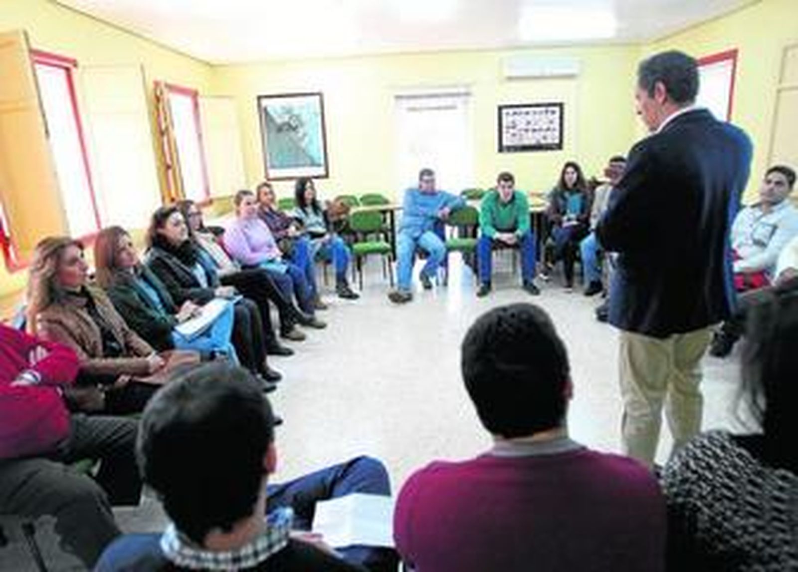 Participantes de la pasada edición de la Lanzadera de Empleo de La Línea.