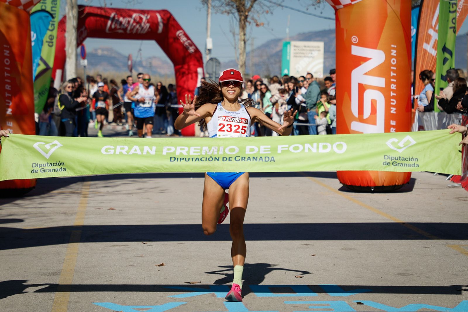 Encuéntrate en el inicio en Albolote del Gran Premio de Fondo de la Diputación
