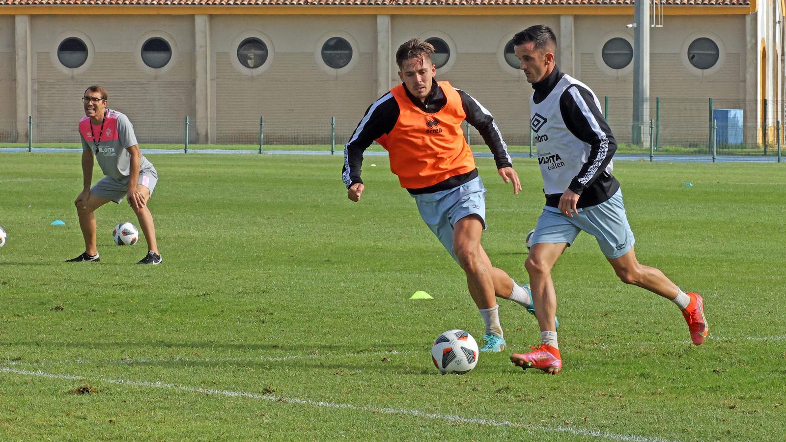 Entrenamiento del Xerez DFC en el 'Pepe Ravelo'