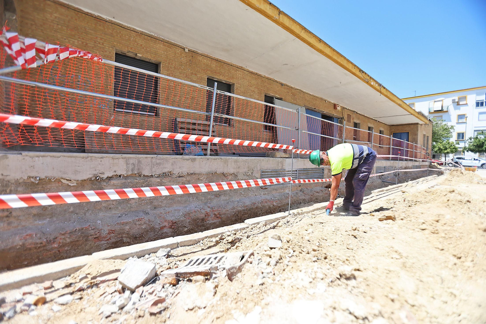 Imágenes del actual estado de las obras del mercado de San Sebastián