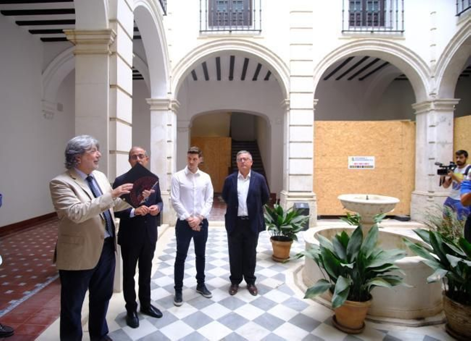 La zona que ocupará la Hermandad de los Estudiantes.