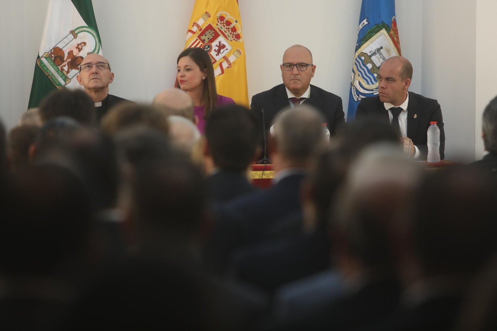 Un momento del pleno extraordinario del Consejo de Hermandades que se ha celebrado en el Castillo.