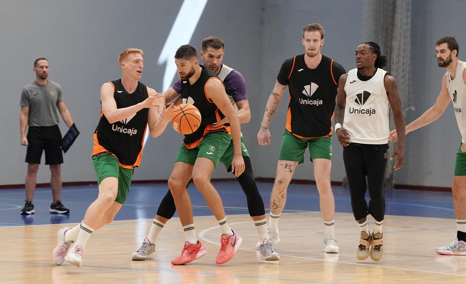 El último trabajo del Unicaja antes de la Copa Andalucía