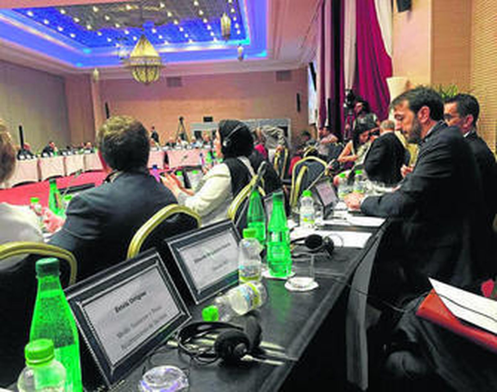 Francisco Ruiz, en la Comisión Mixta Hispano-Marroquí.