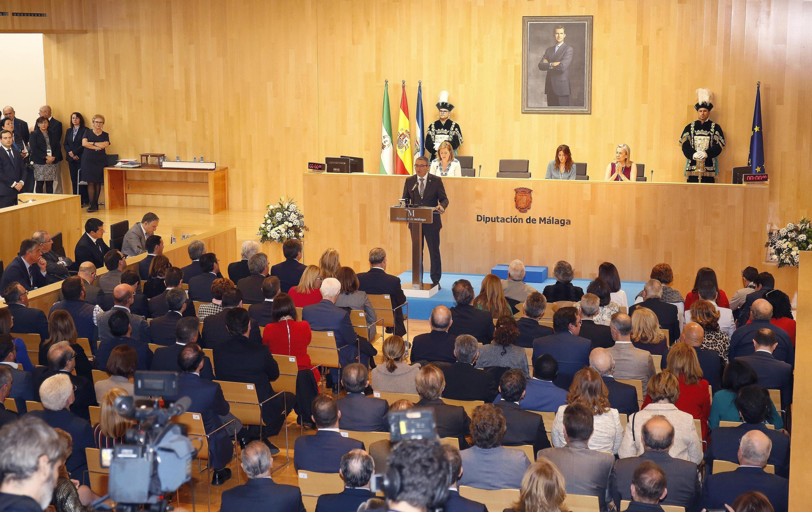 Las imágenes de la investidura de Francisco Salado como presidente de la Diputación de Málaga