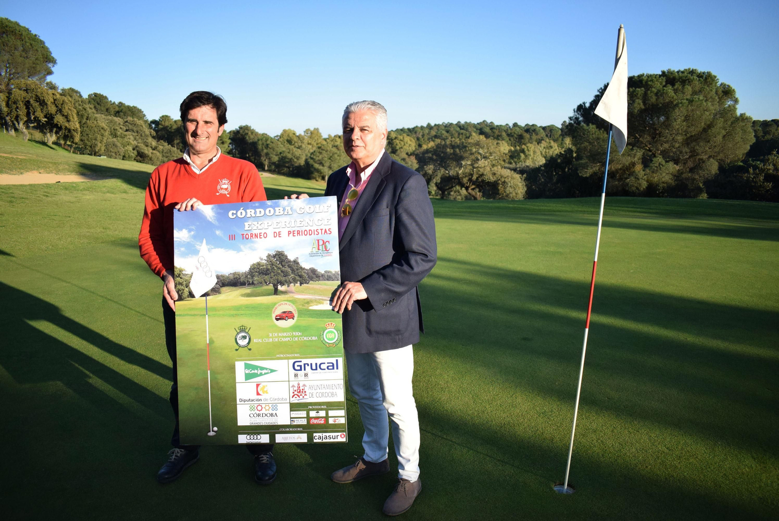 El torneo de golf de periodistas, a escena