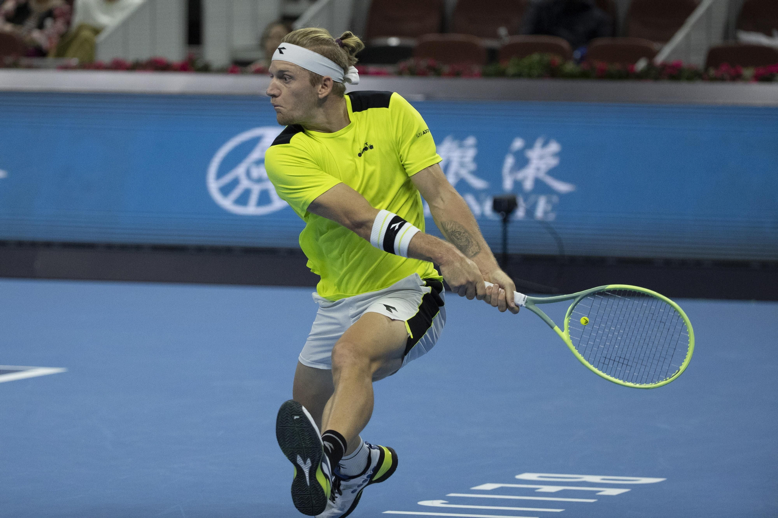 Davidovich, durante la gira asiática