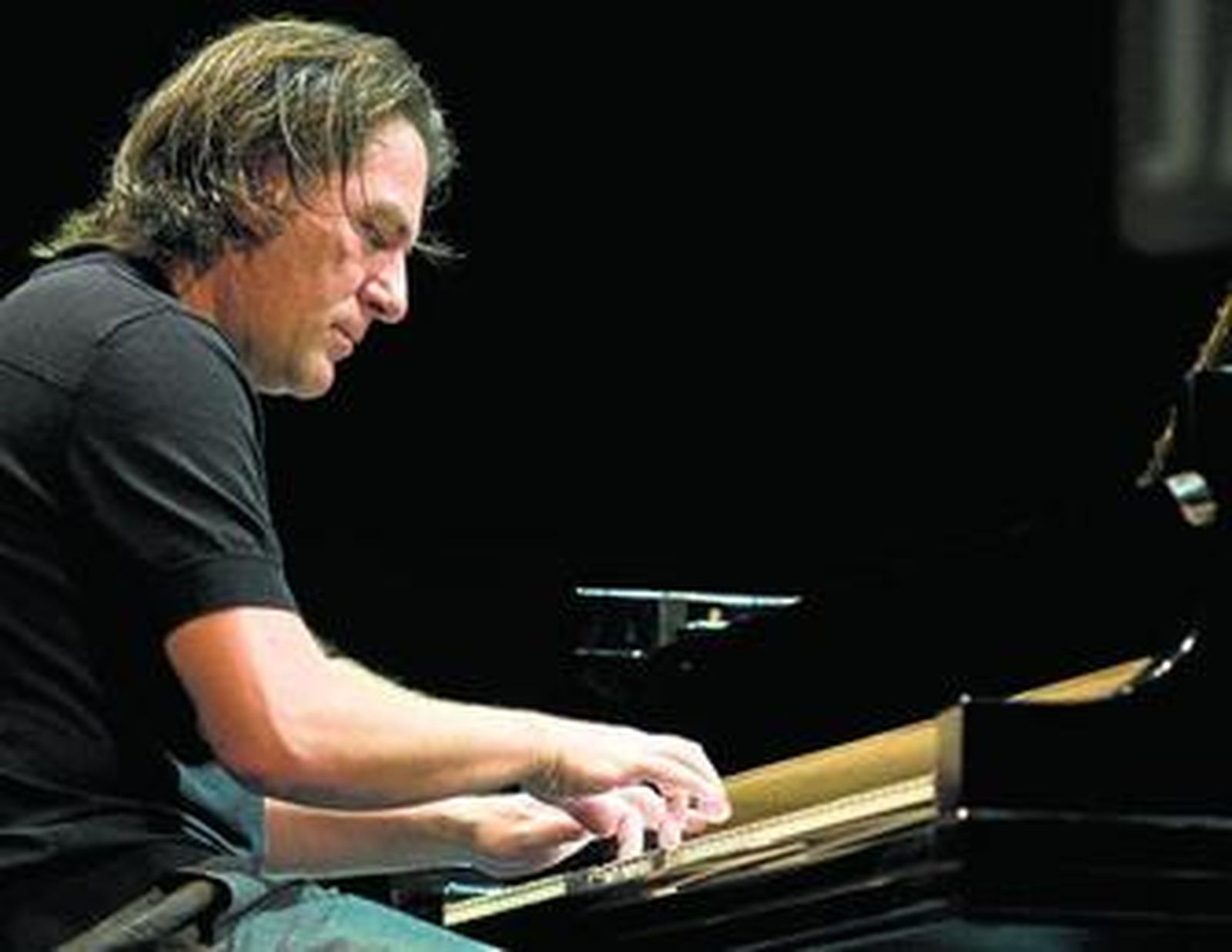 El pianista lebrijano Dorantes, en uno de sus últimos conciertos en Sevilla.