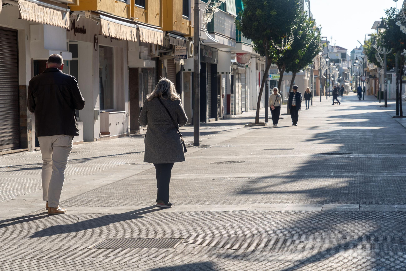 Imágenes de ambiente de Punta Umbría el 1 de enero