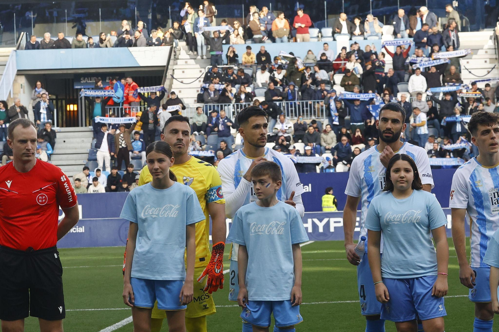 El Málaga CF-Racing de Ferrol, en fotos