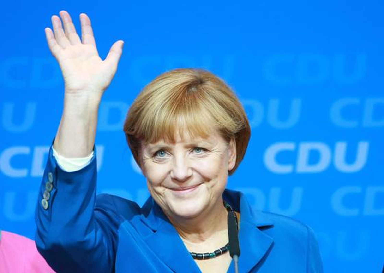 Angela Merkel celebra su victoria.

Foto: EFE