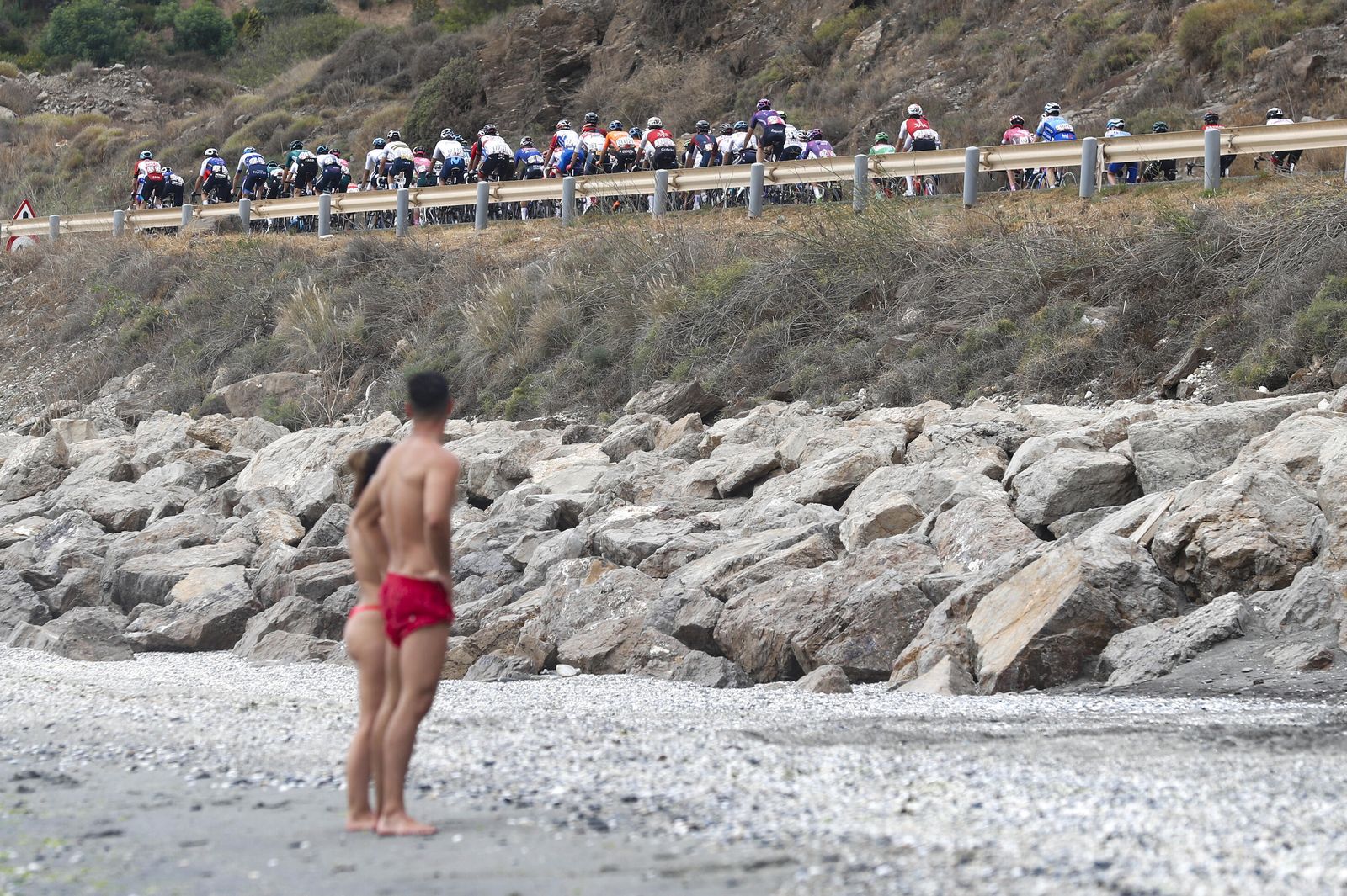 Las fotos de la etapa de la Vuelta que acabó en Sierra Bermeja