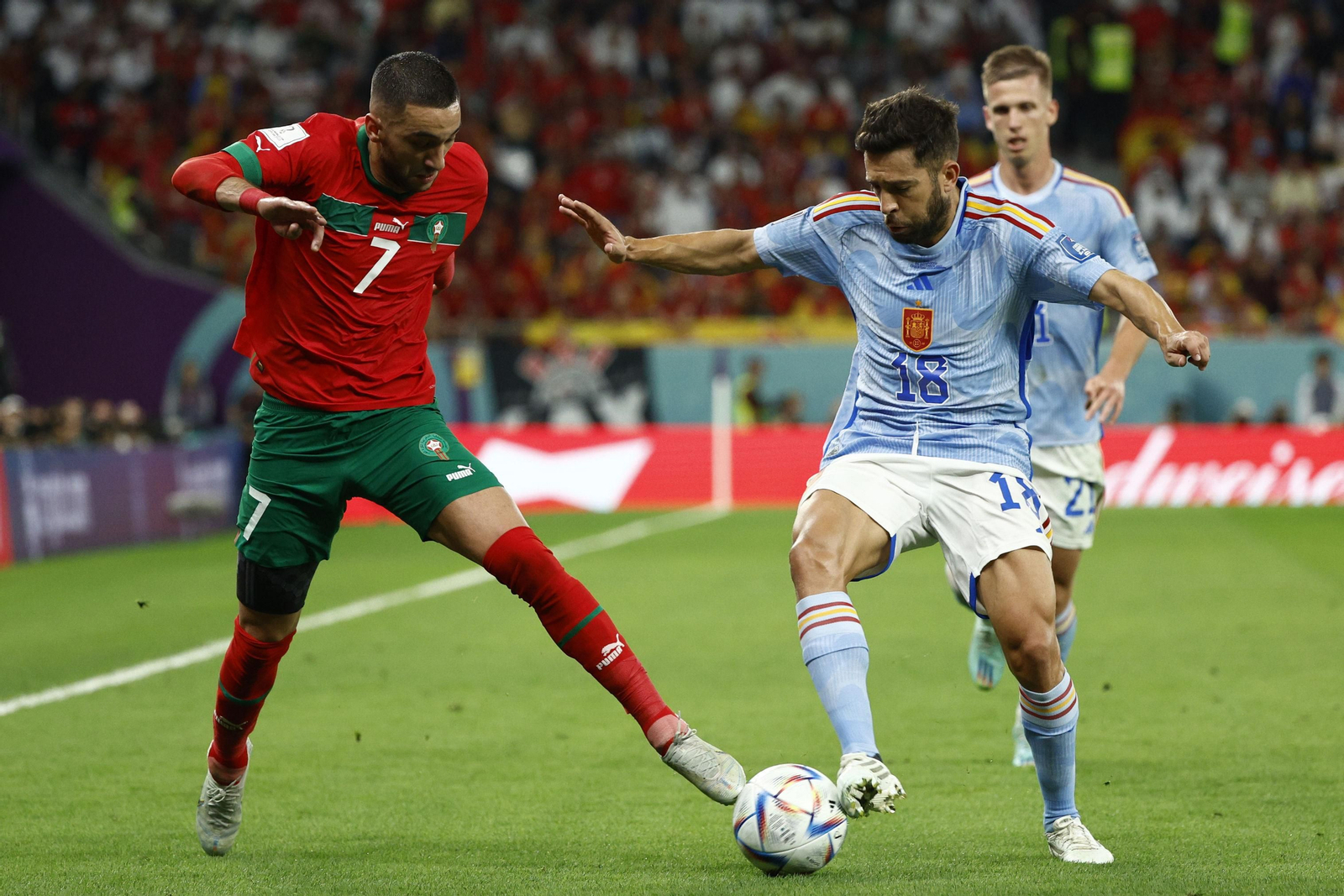 Fotos del Marruecos-España en octavos del Mundial de Qatar