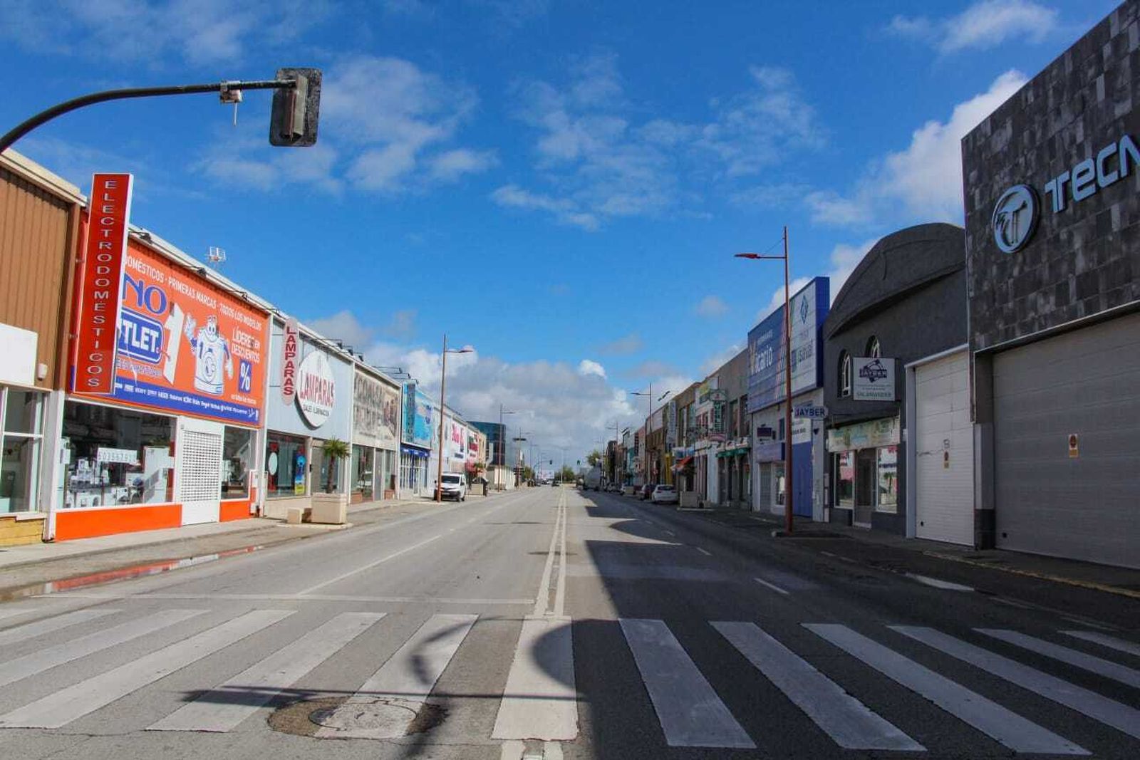 Primera jornada de paralización laboral en Chiclana tras la moratoria de 24 horas