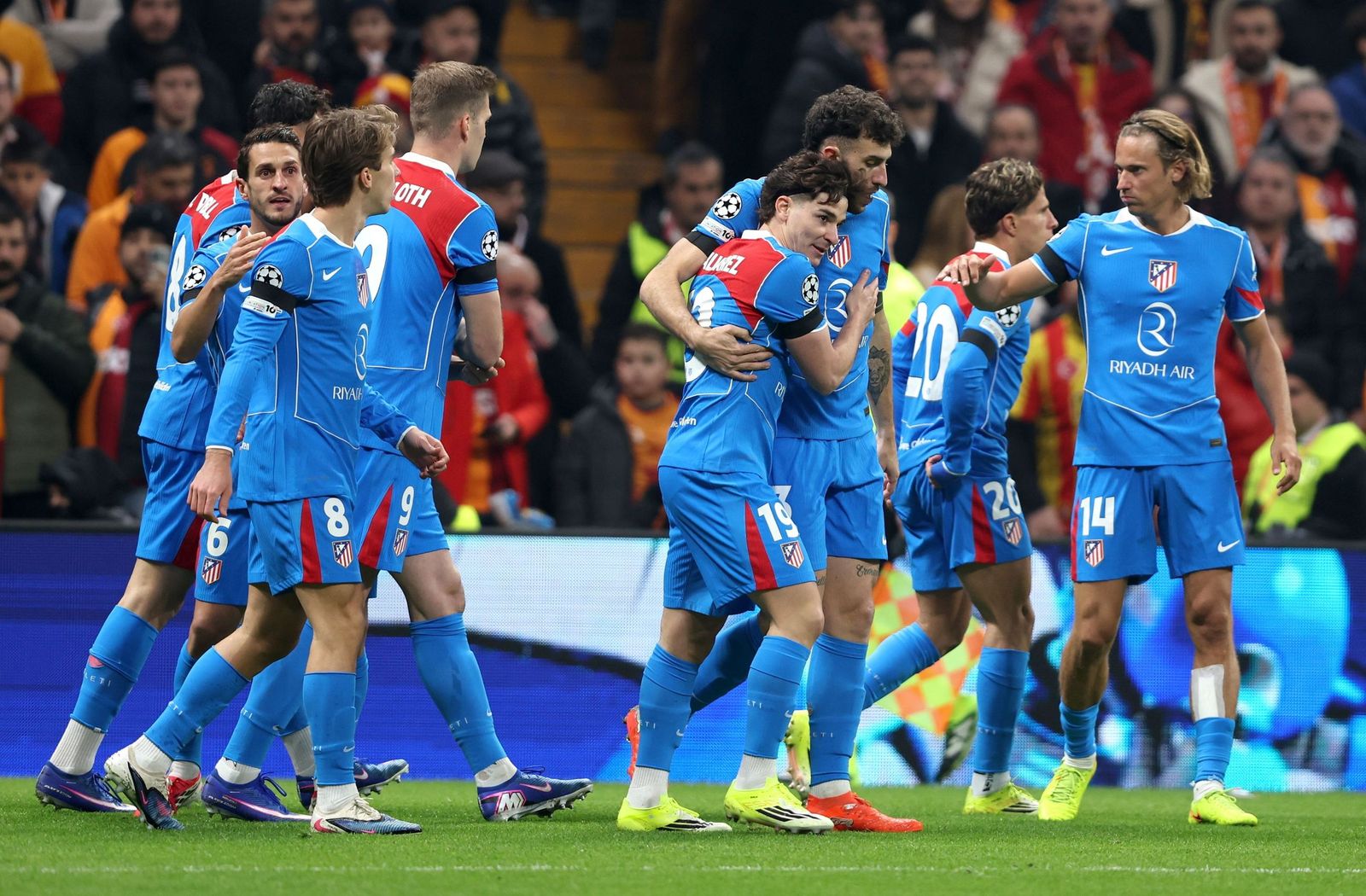 Las fotos del Galatasaray-Atlético de Madrid
