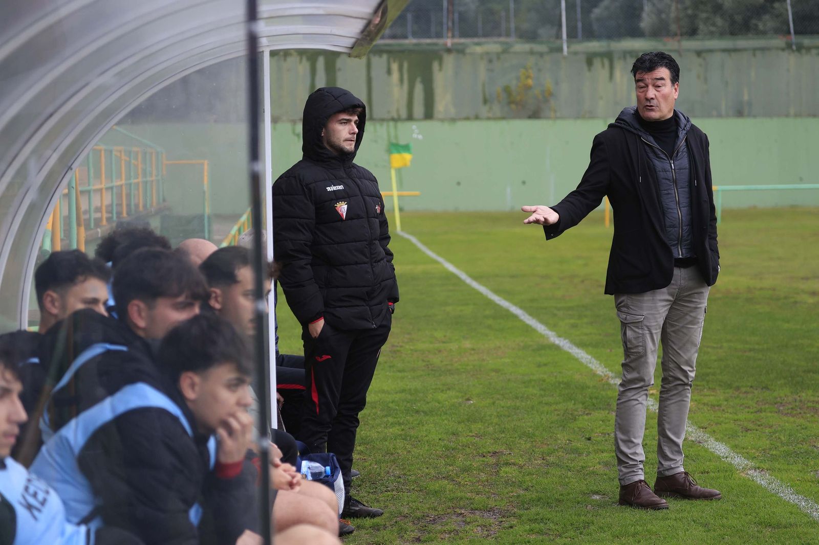 Las fotos de la visita del Egabrense de Rafa Escobar a la Unión Deportiva Los Barrios