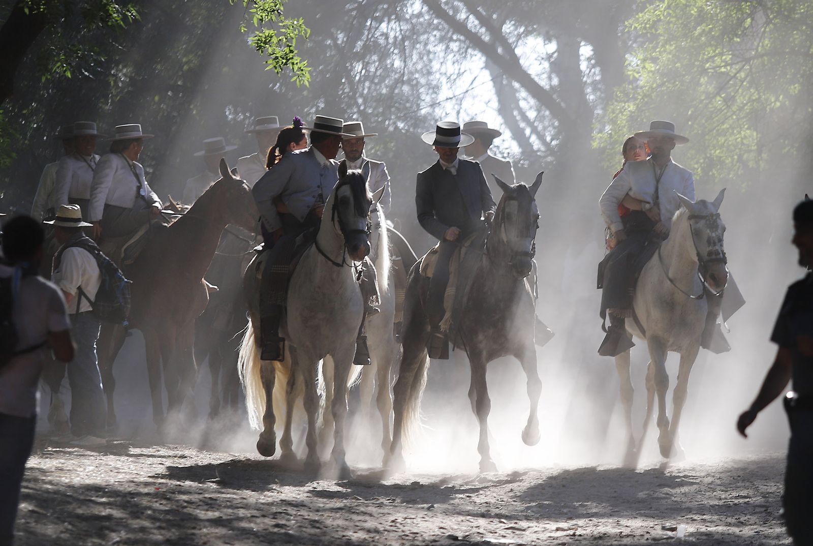 Imágenes de la Hermandad de Huelva a su paso por El Charco