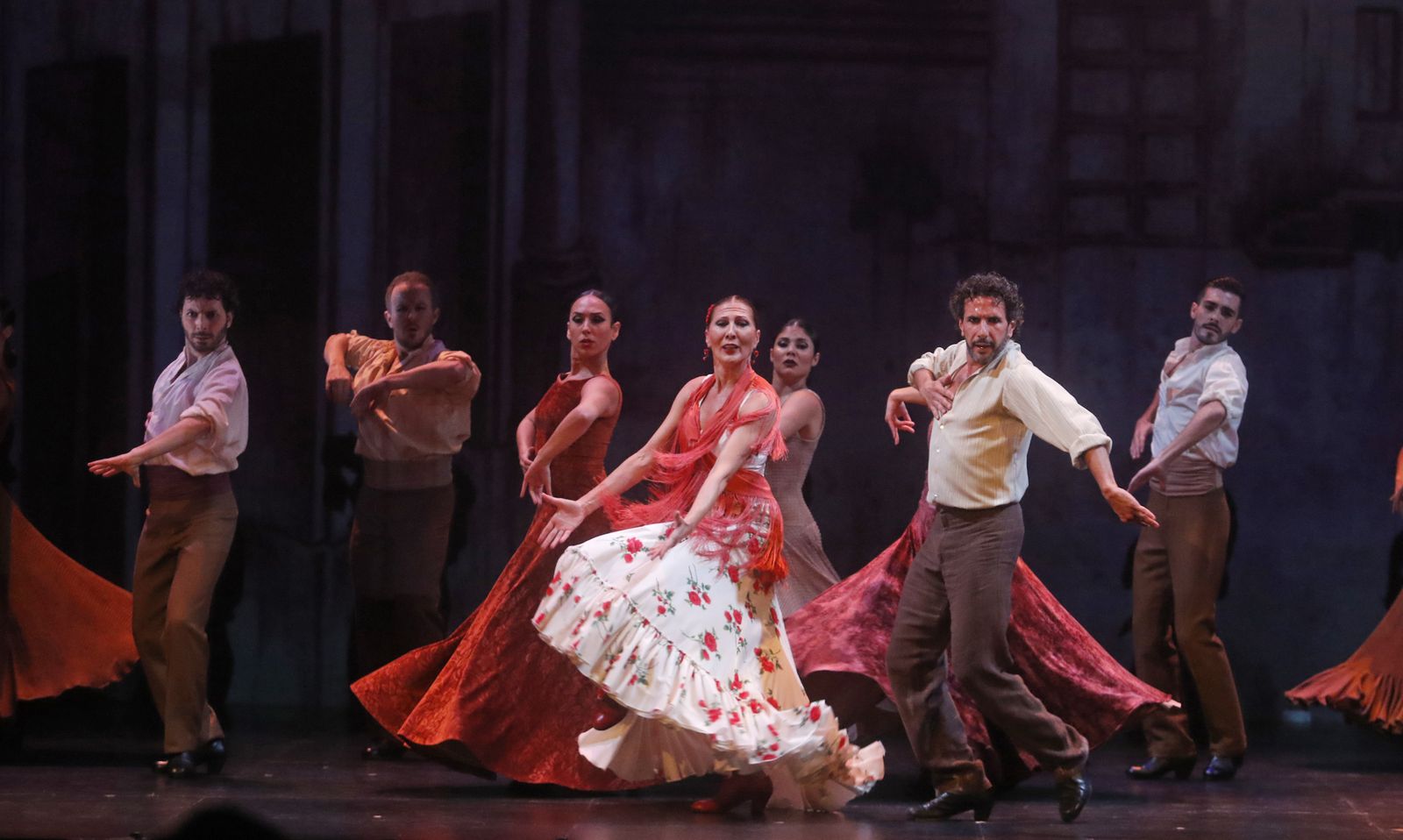 Actuación flamenca en Córdoba.