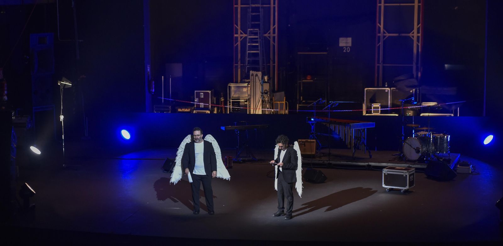 Edu Galán y Darío Galanti, dos 'ángeles' en la apertura del festival.