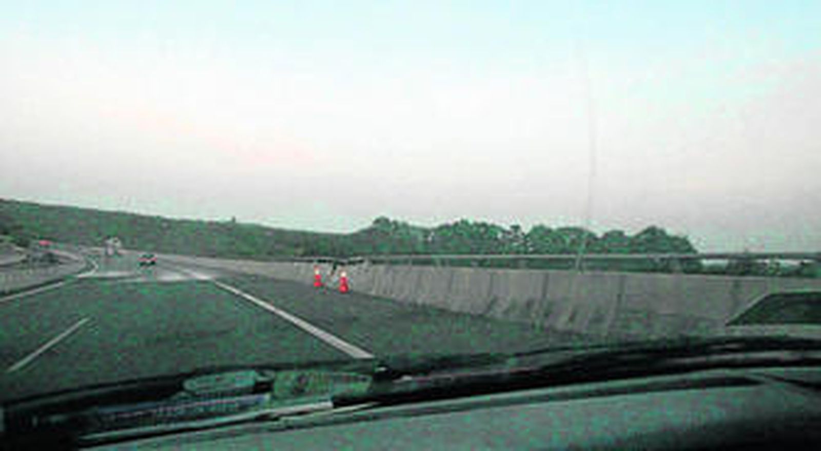 Una imagen de la A-7 a su paso por Sotogrande.