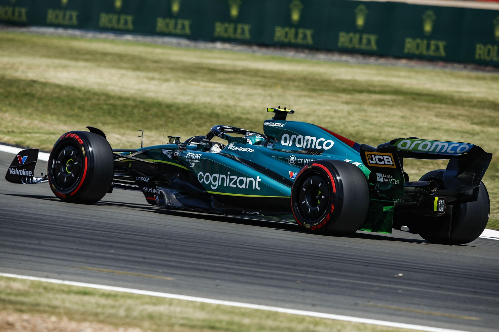 El coche de Fernando Alonso, durante el pasado gran premio celebrado en Silverstone. El coche de Fernando Alonso, durante el pasado gran premio celebrado en Silverstone.