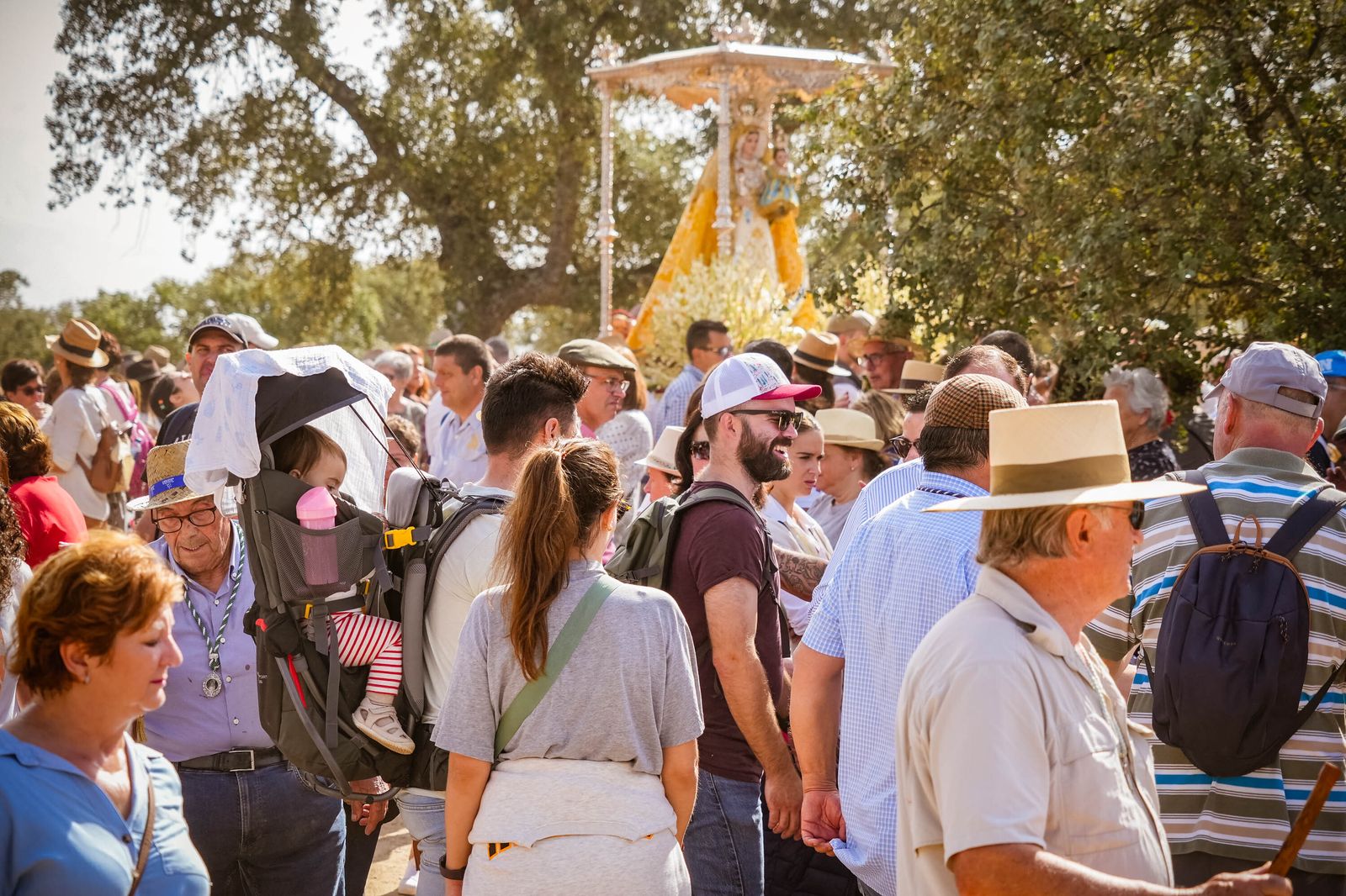 Las mejores imágenes del regreso de la Virgen de Luna a su santuario
