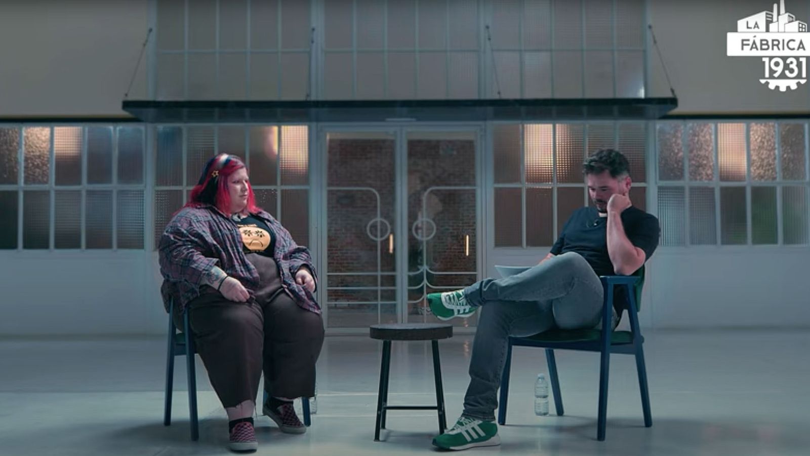 Gabriel Rufián en una de las entrevistas de 'La Fábrica'