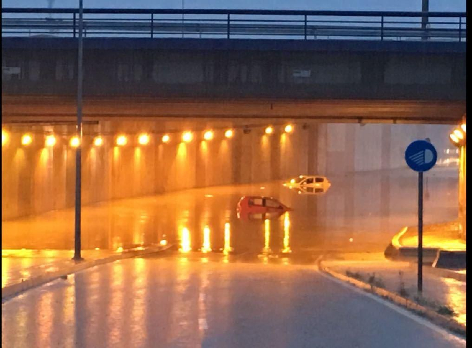 Imágenes de las fuertes lluvias en la provincia