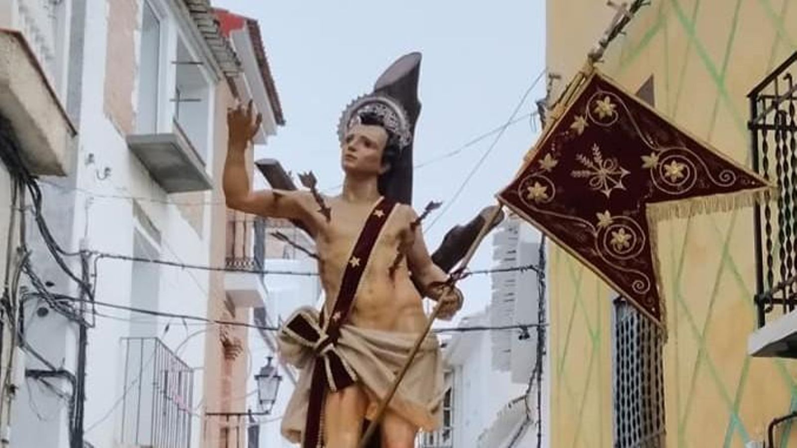 Solemne Procesión en honor a San Sebastián, Patrón de Quéntar. Septiembre 2023.