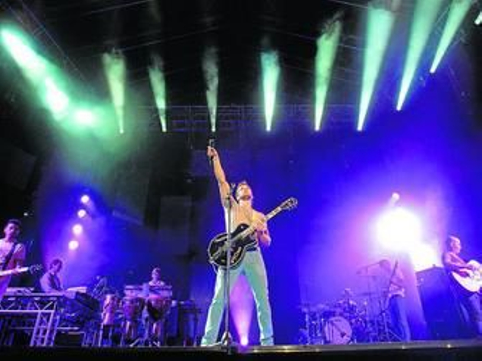 Concierto de Pablo Alborán en la Plaza de Toros el pasado mes de septiembre.