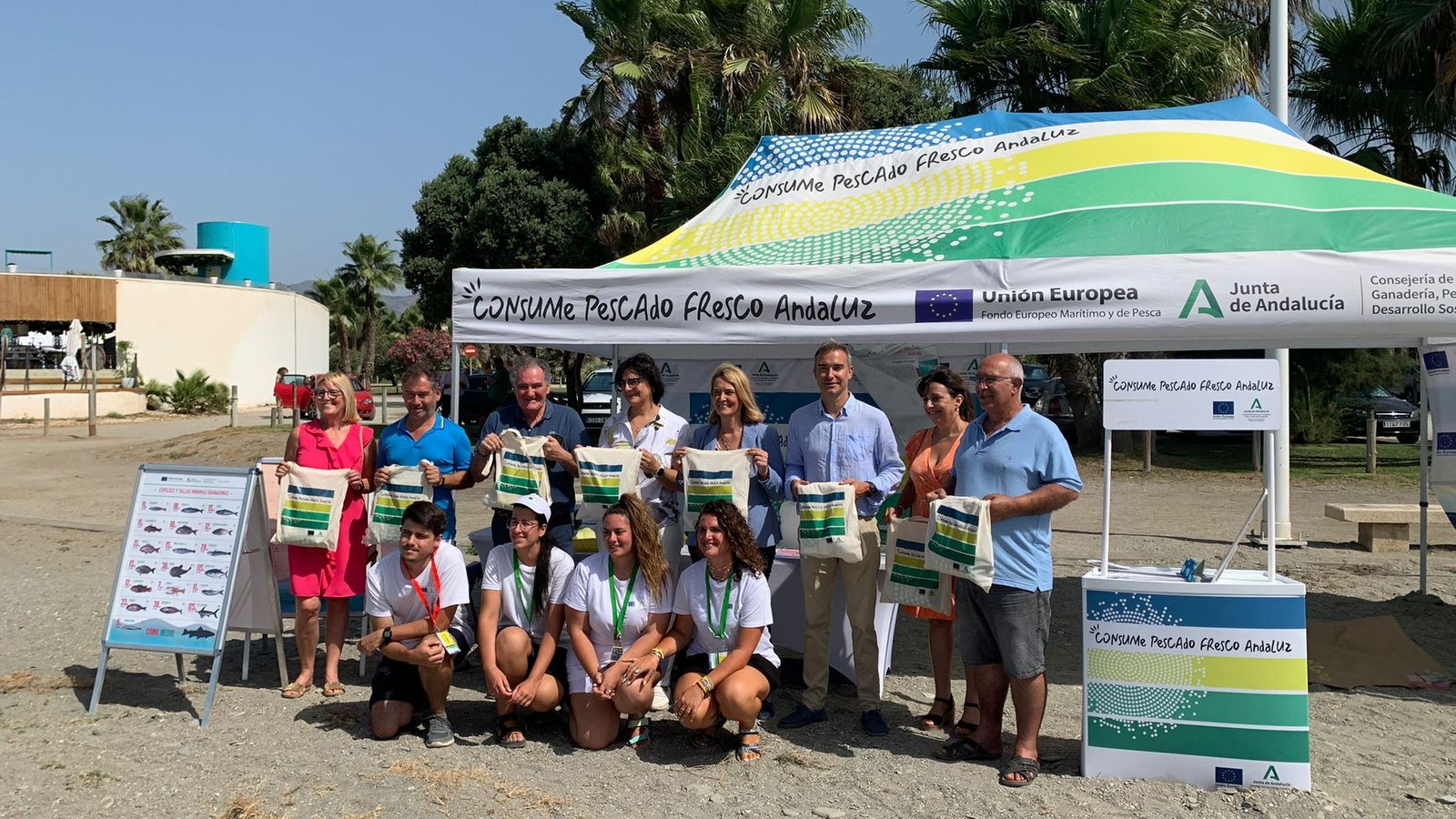 Durante la presentación de la campaña en Motril