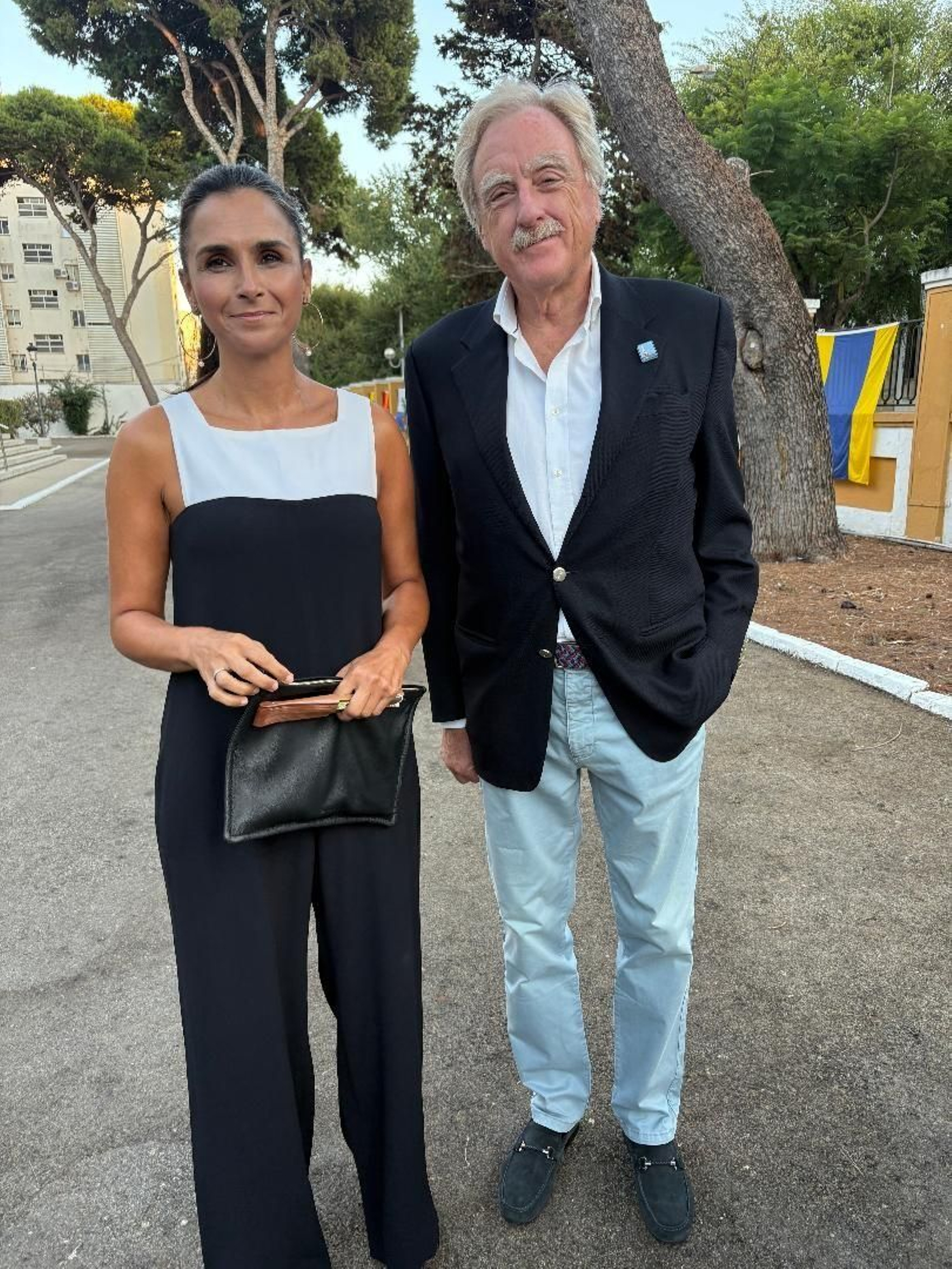 Raquel Boy y Julio Terrón coincidieron en el acto.