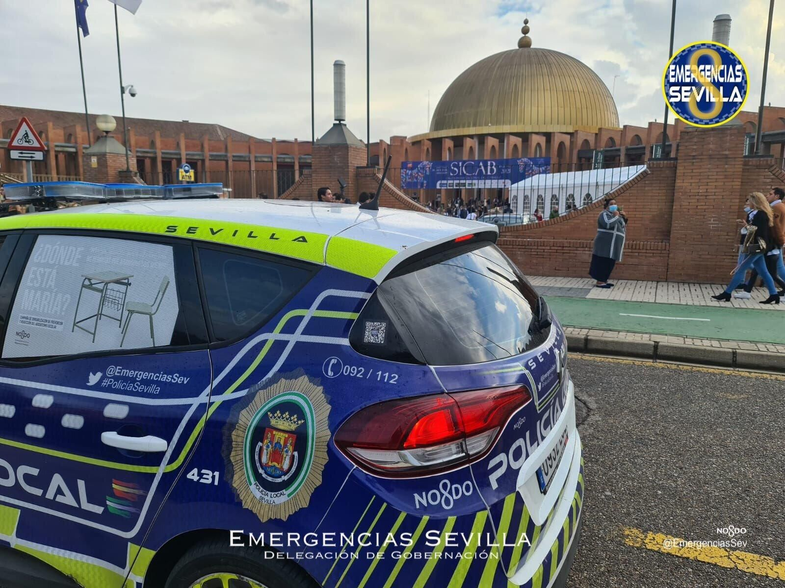 Imagen de archivo de un coche de la Policía Local de Sevilla.
