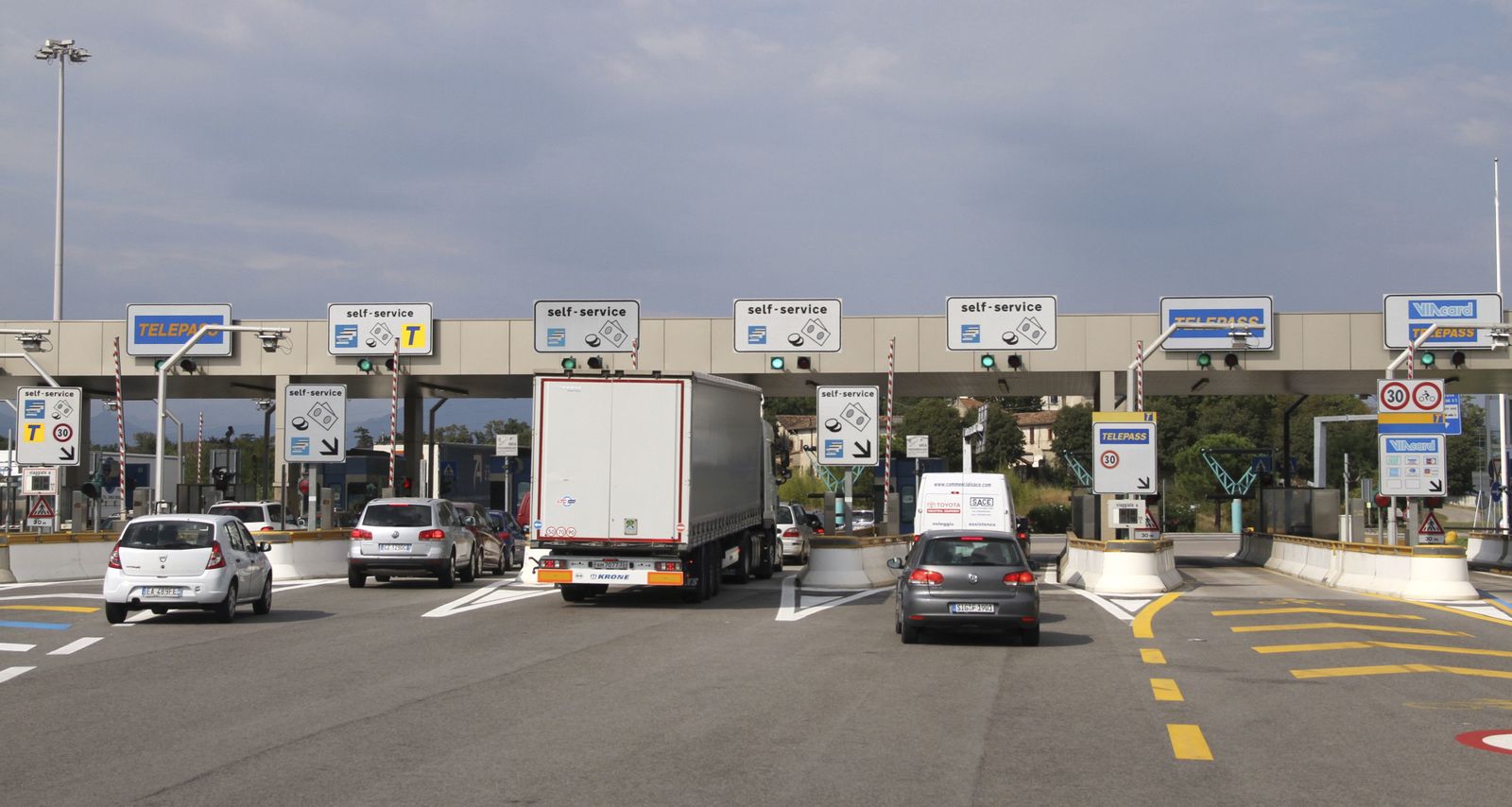 Una de las autopistas que Abertis controla en Italia.
