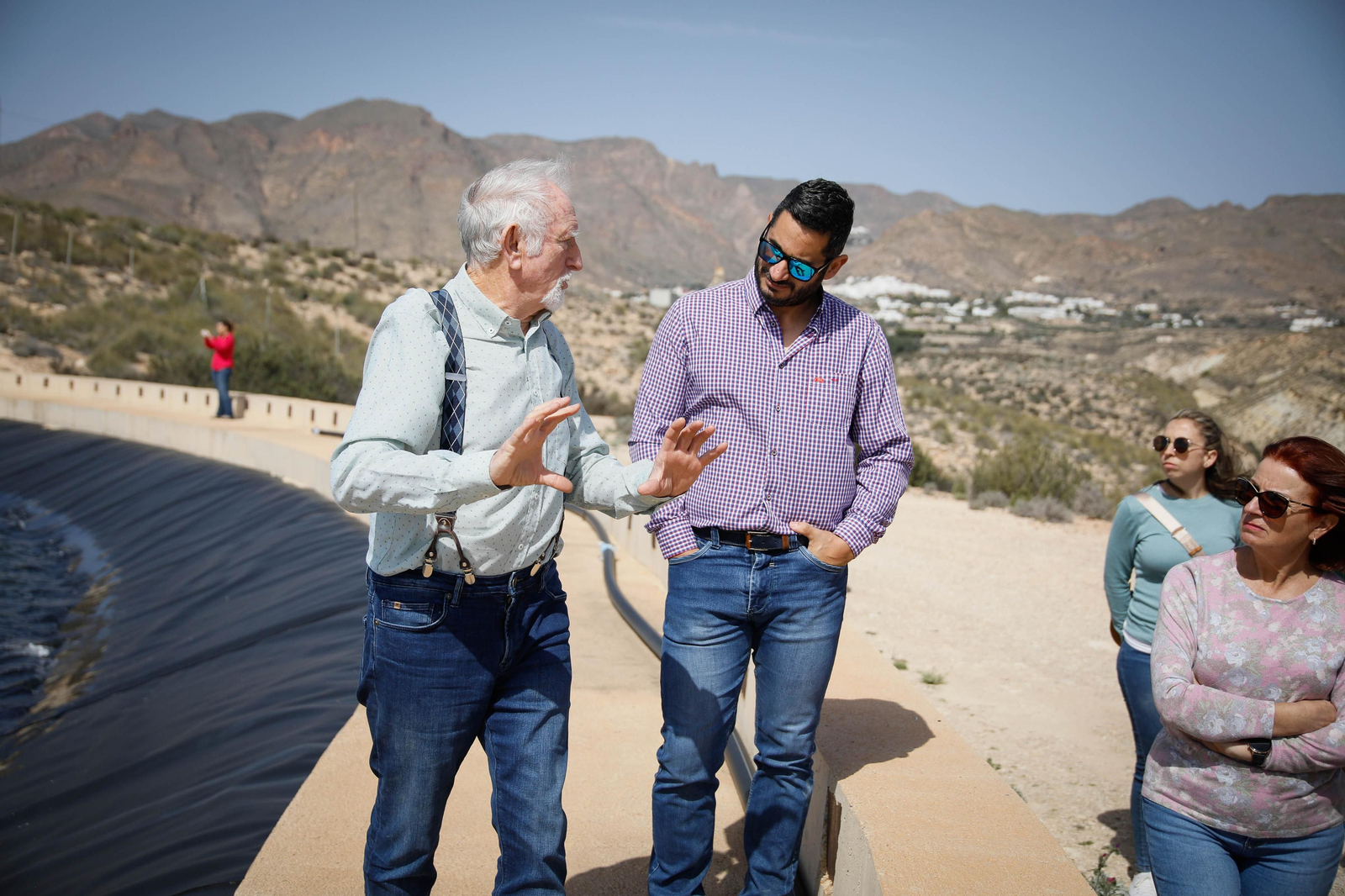 CUCN visita la desaladora de Carboneras y las balsas de Níjar
