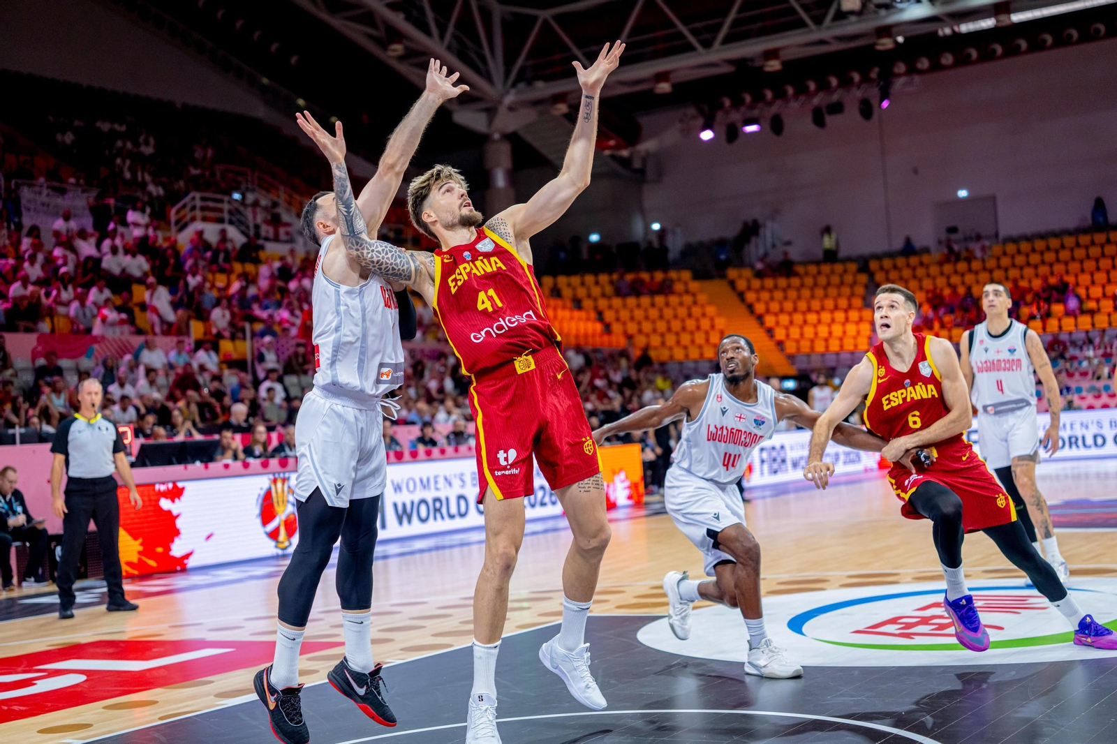 Las fotos del Georgia - España de baloncesto