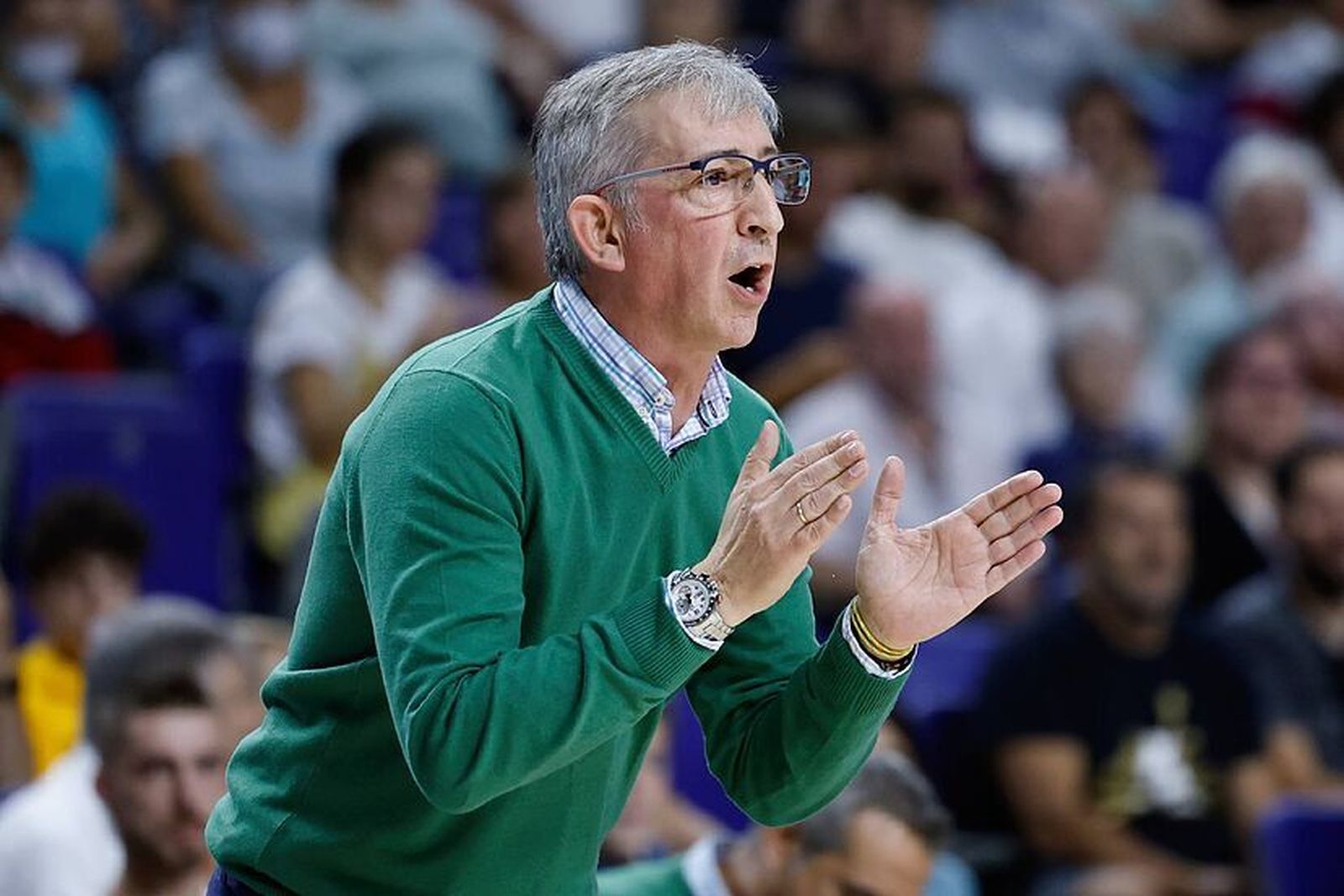 El entrenador del Obradoiro, Moncho Fernández
