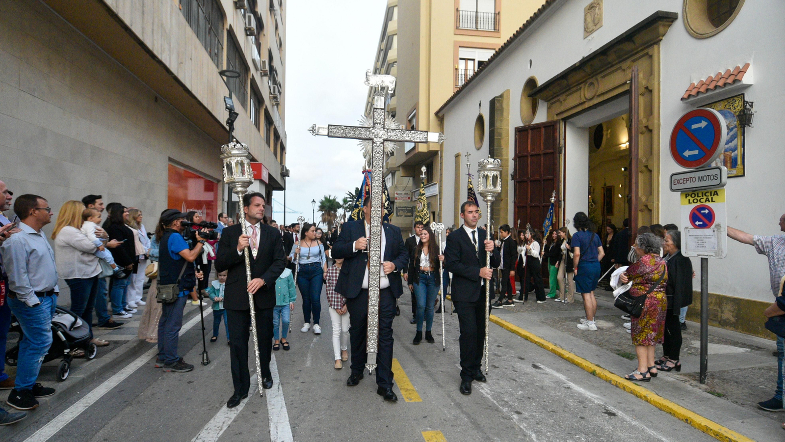 Procesión de La Virgen del Rosario de Europa en Algeciras