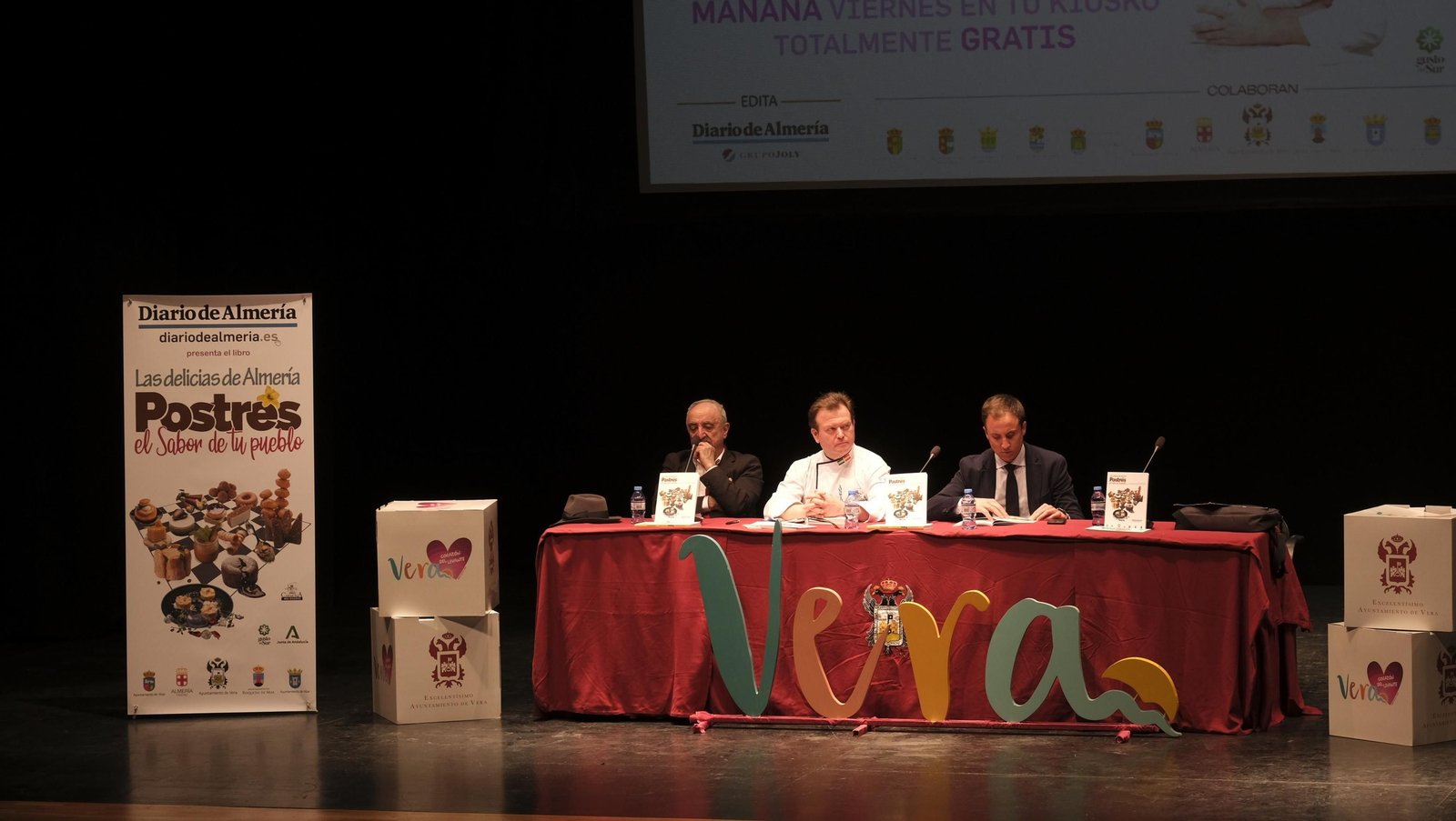 La presentación del libro de postres de Antonio Carmona, en imágenes