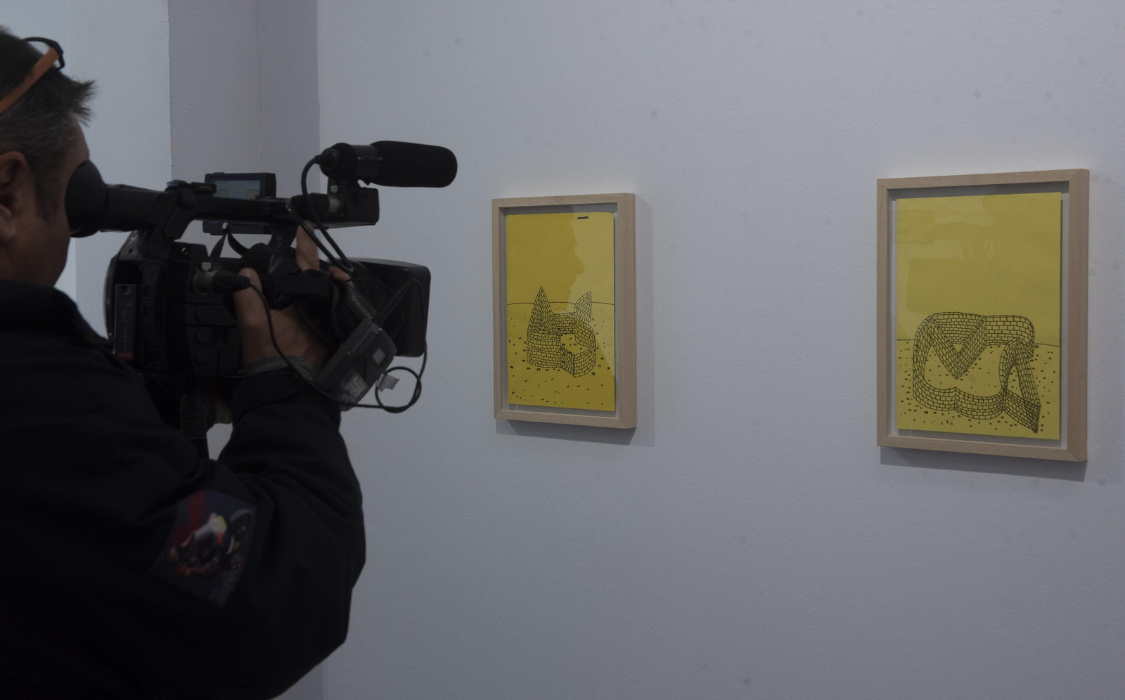 Imágenes de la exposición del artista brasileño, Narowé