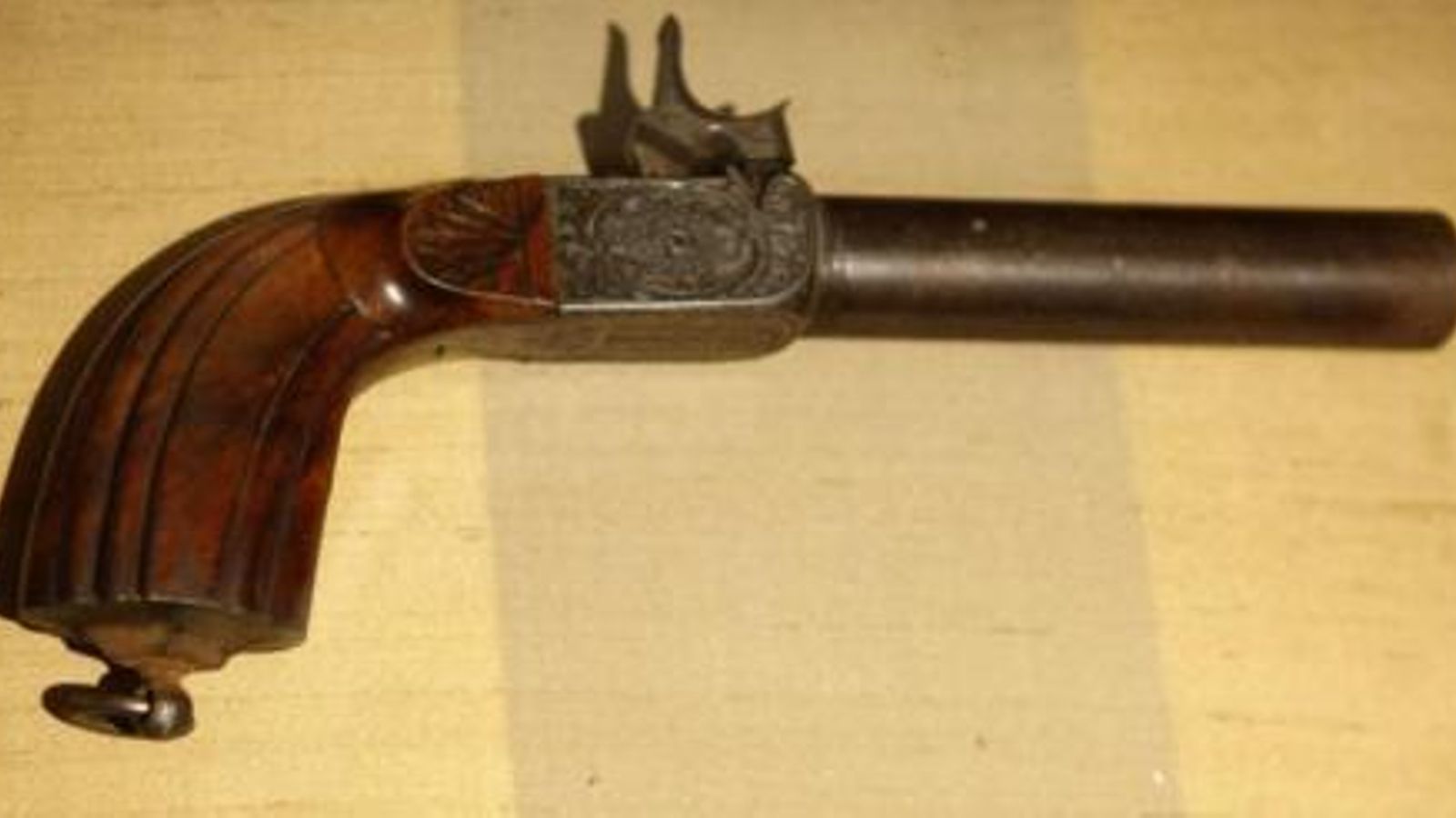 La pistola con la que se suicidó Larra