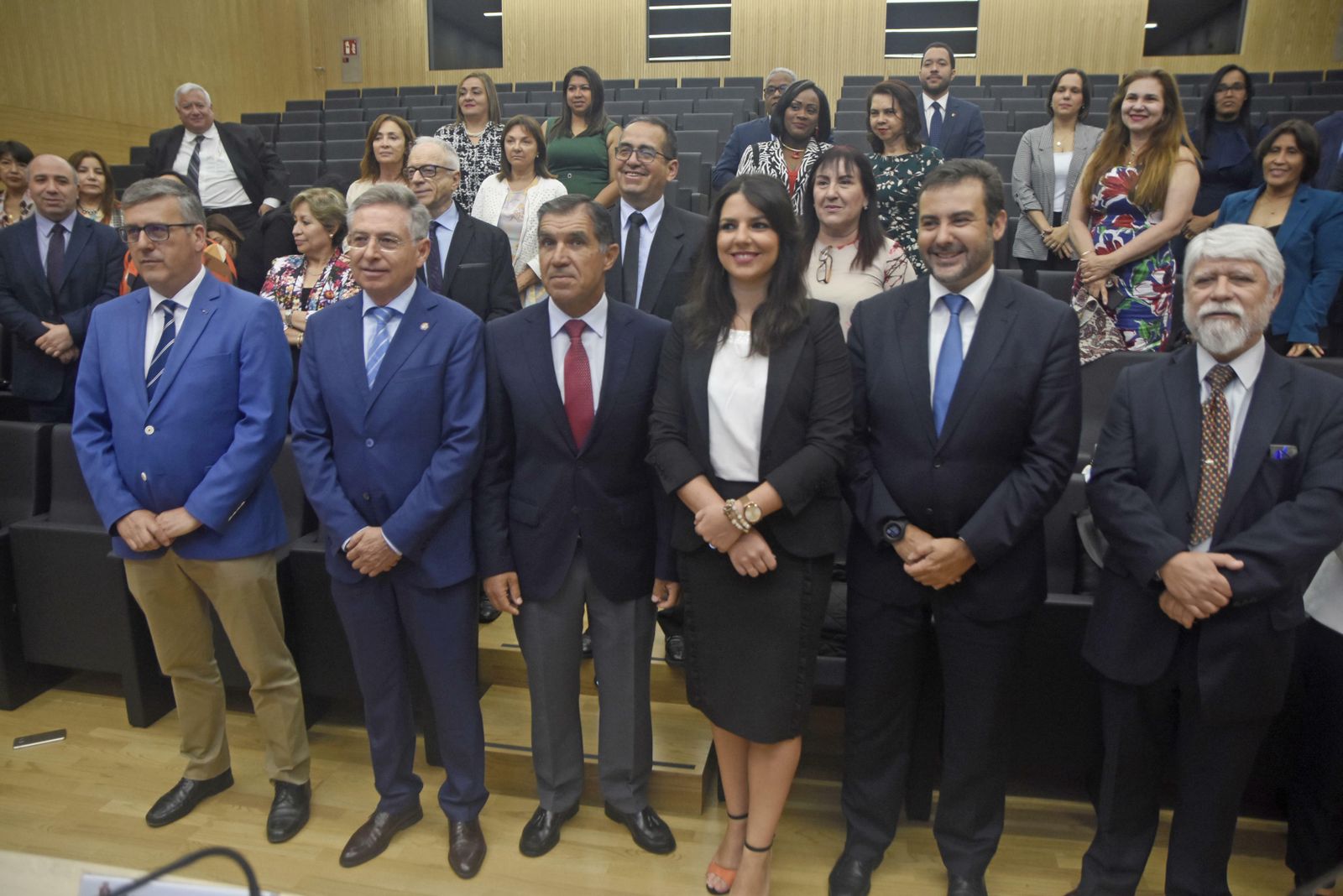 Inauguración de las jornadas, en la Ciudad de la Justicia.