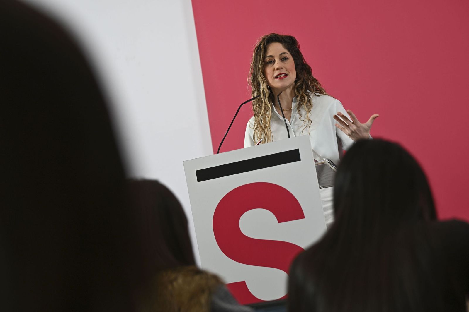 La coordinadora de Sumar, Lara Hernández.