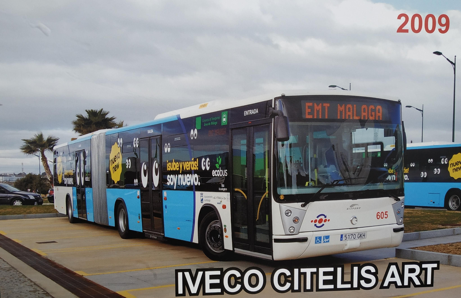Fotos de los autobuses usados por la EMT de Málaga en sus 70 años de historia