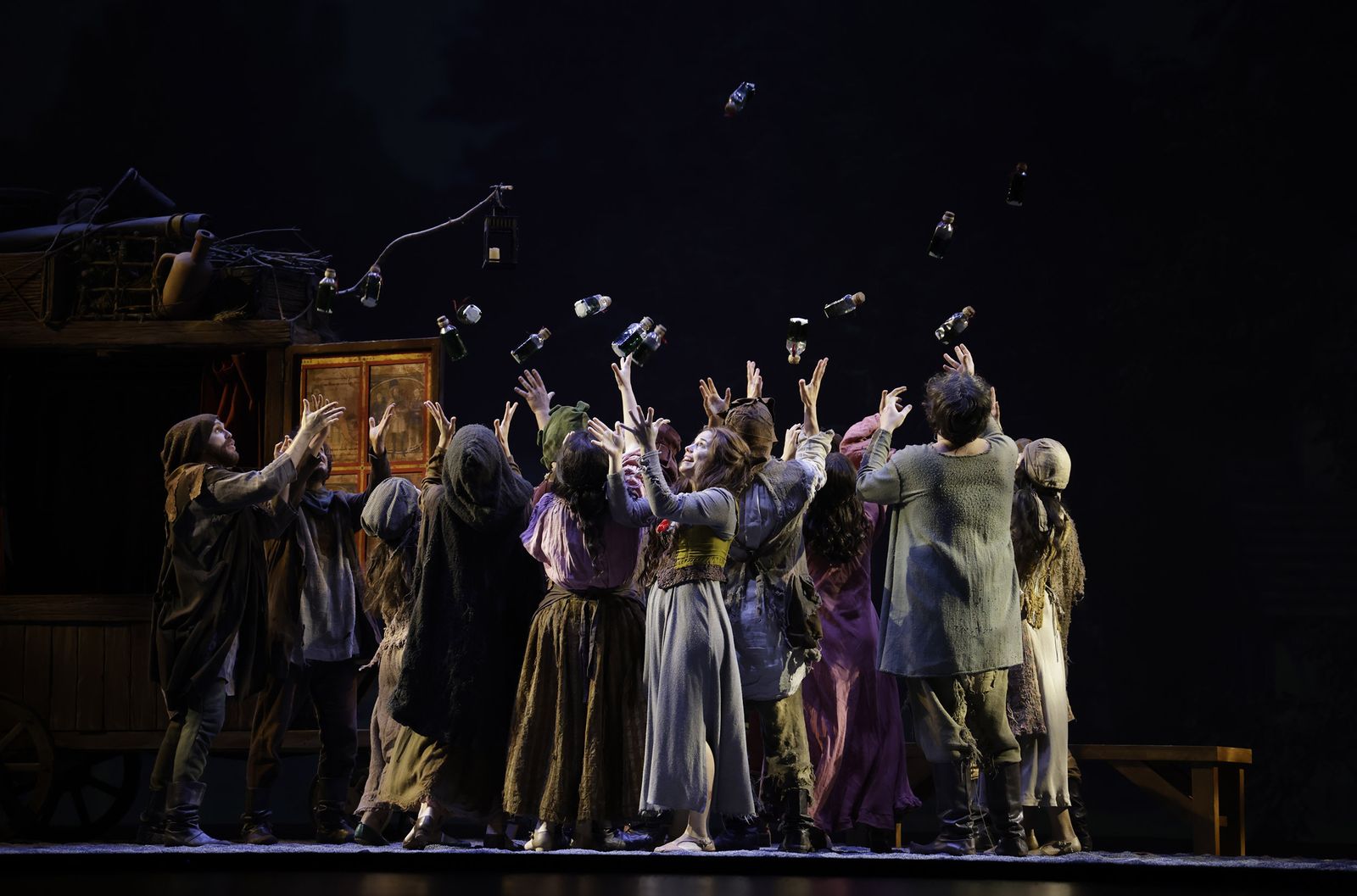 Una de las escenas del musical, que se representa en el Cartuja Center CITE.