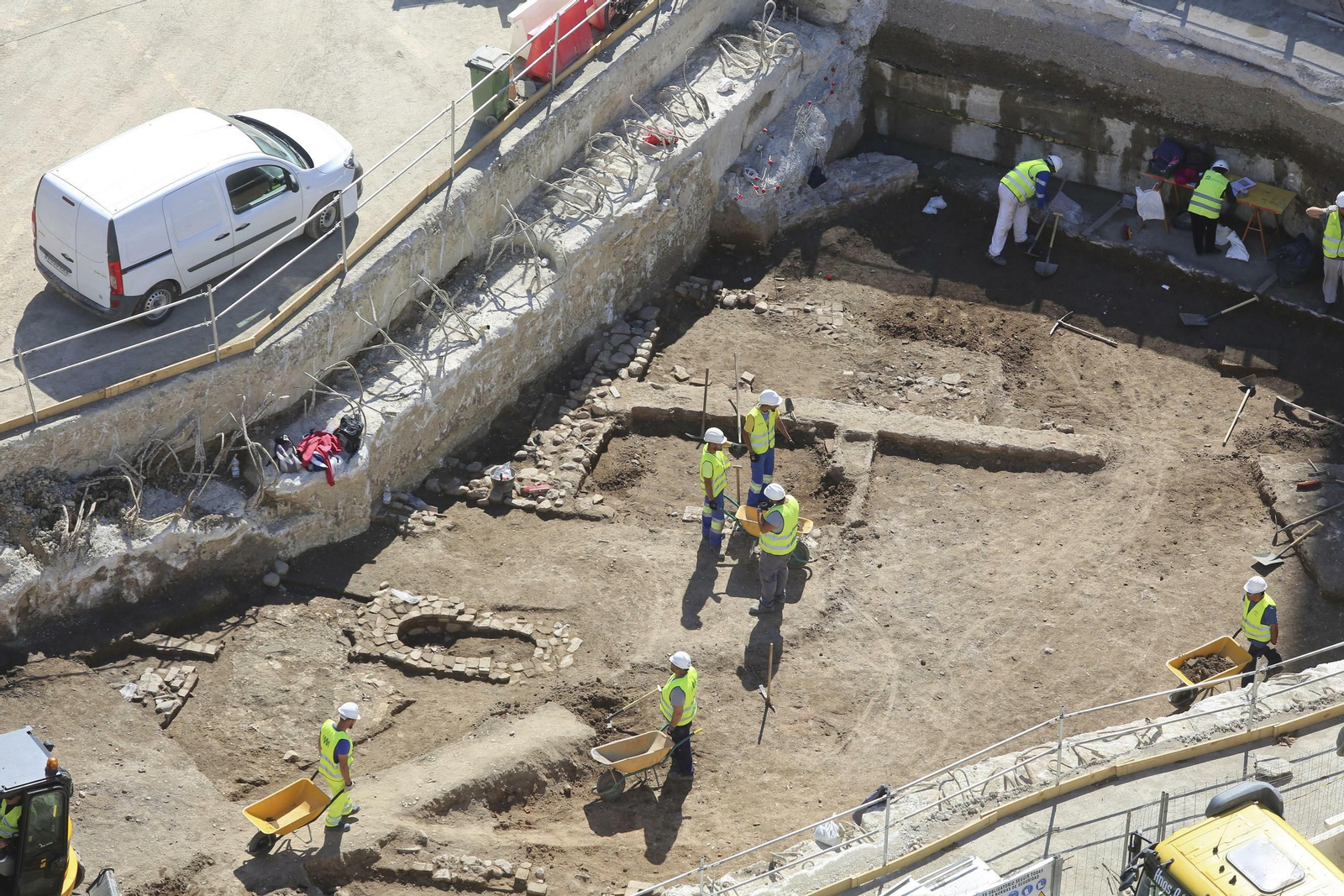Fotos de las obras del Metro de Málaga