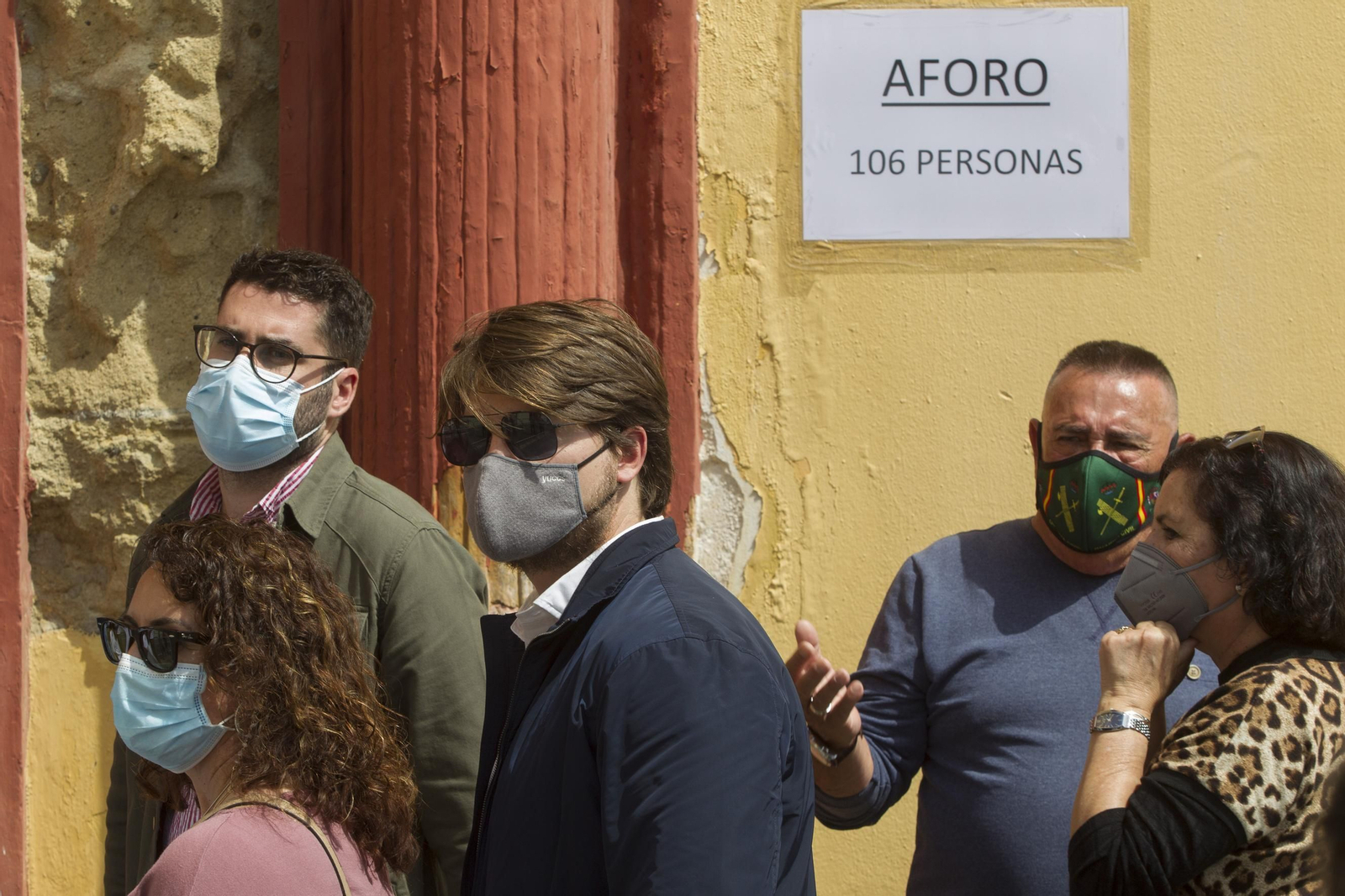 Ambiente en el centro de Málaga en un Jueves Santo sin la Legión