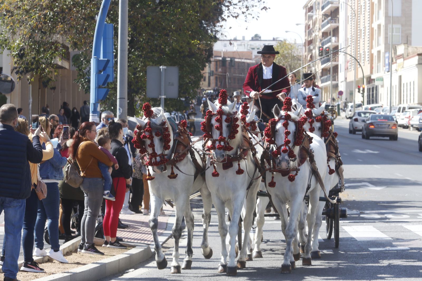 La marcha hípica en Córdoba por el 28-F, en fotografias.