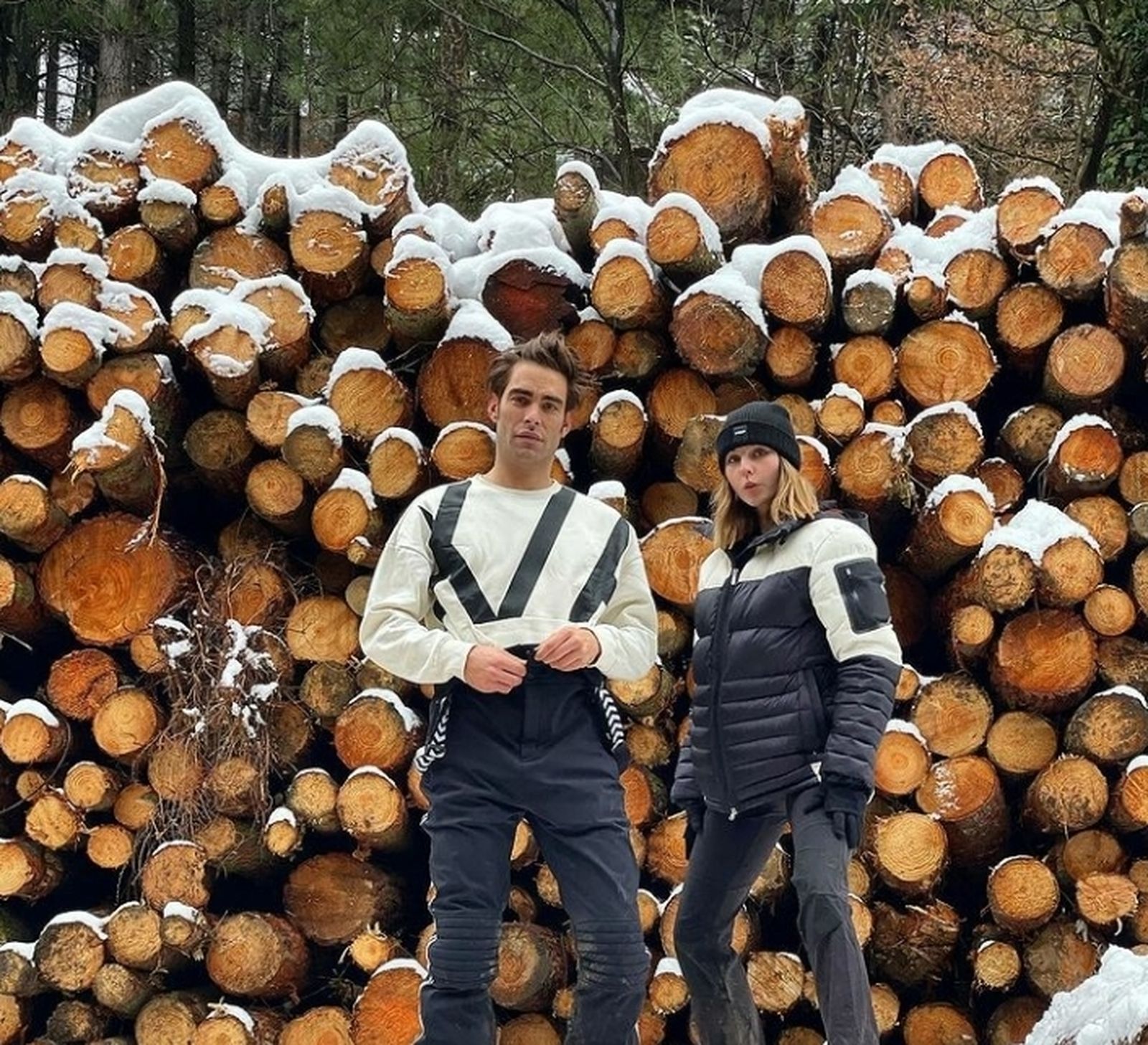 Jon Kortajarena aporta esta foto entre troncos